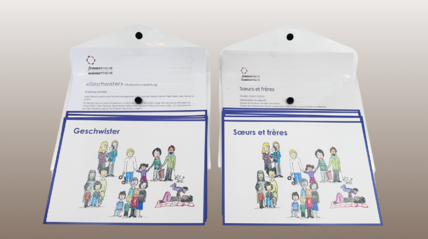 Moderationssets auf Deutsch und Französisch