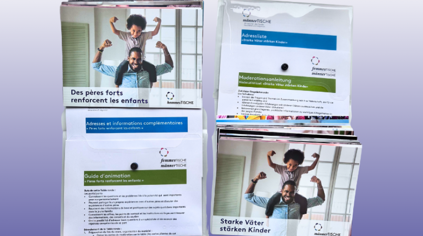 Das Set auf Deutsch und Französisch